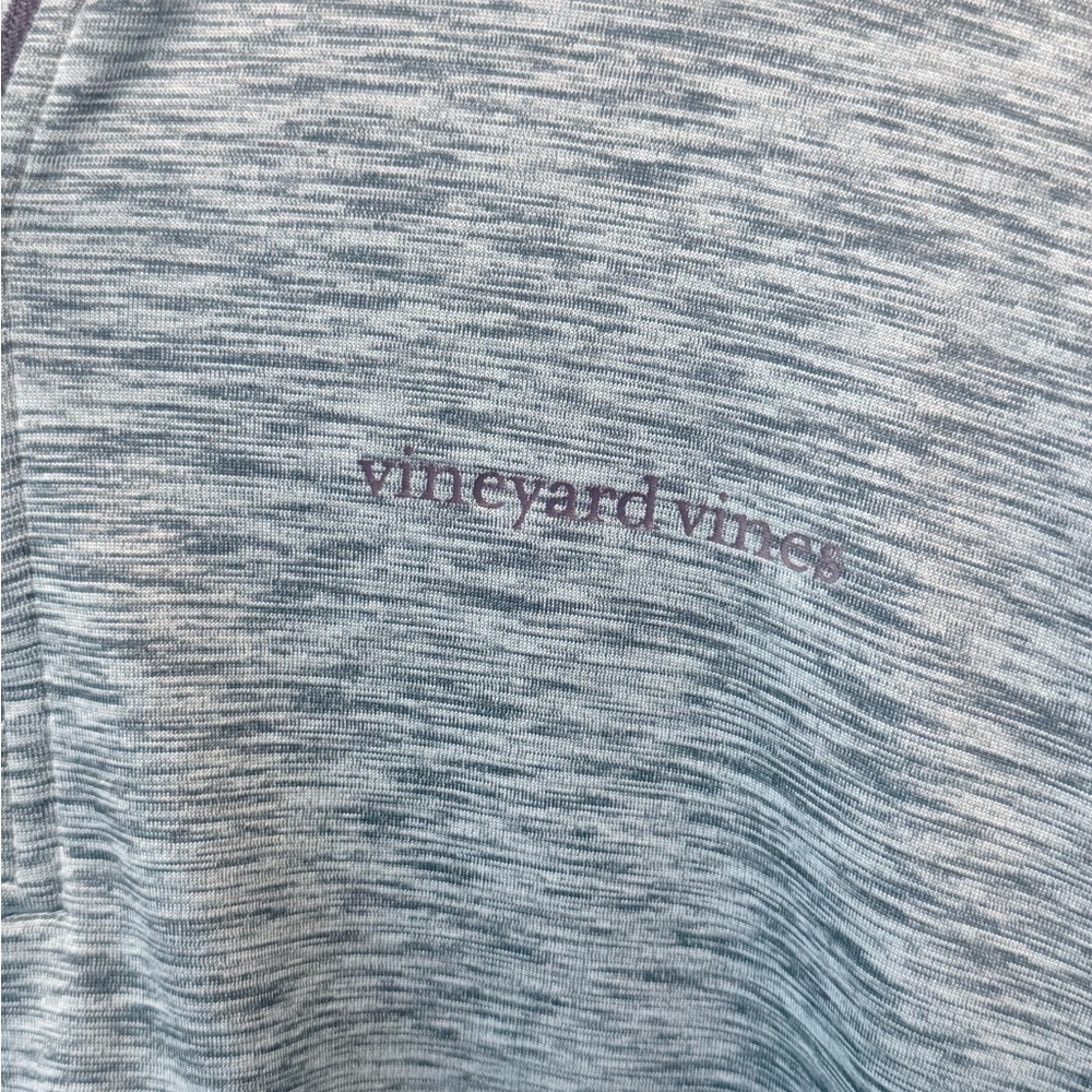 Vineyard Vines Teal Performance Pullover With Nav… - image 2